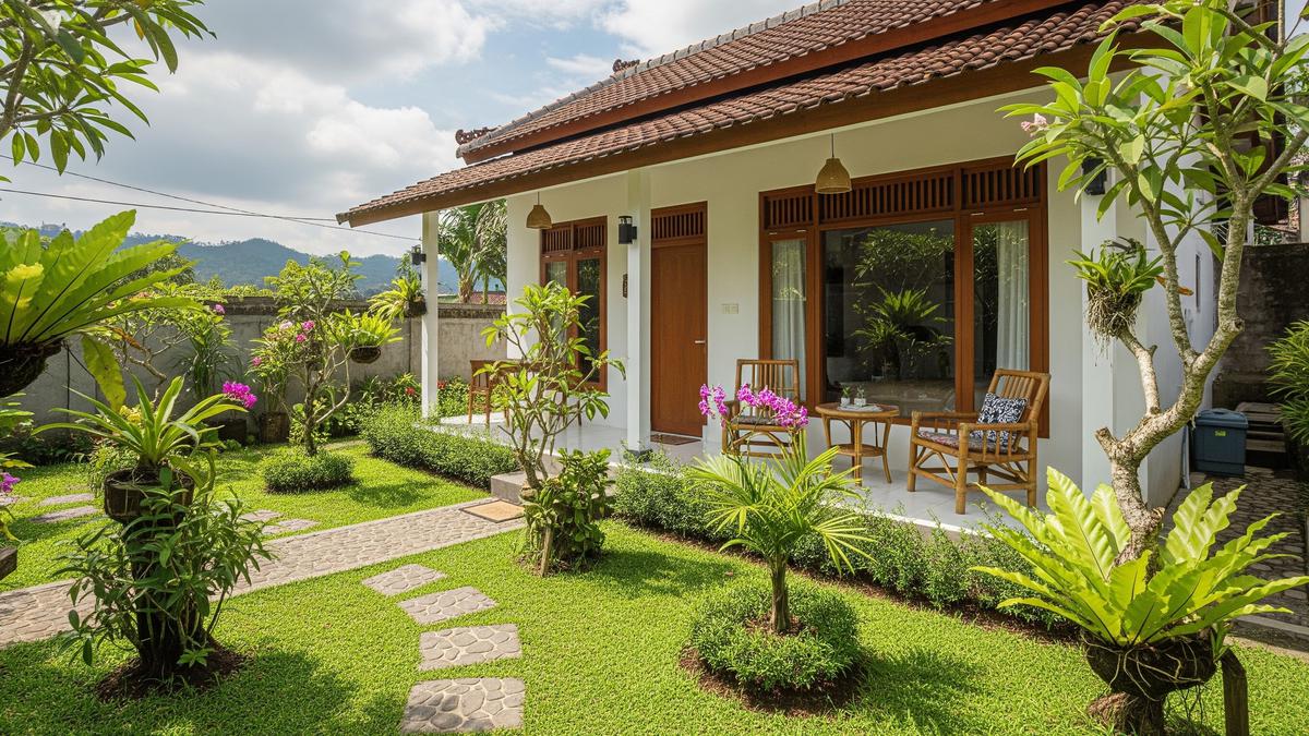 Model Rumah Sederhana View Taman Hijau, Ini 7 Inspirasi Hunian Asri Penuh Ketenangan