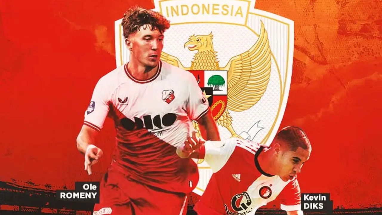 Timnas Indonesia - Ilustrasi Ole Romeny dan Kevin Diks