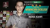 Wawancara Eksklusif Indra Kahfi (Bola.com/Adreanus Titus)