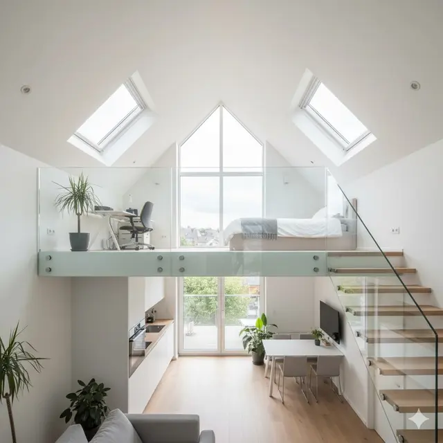Inspirasi Rumah Mezzanine Kecil Tapi Terlihat Luas