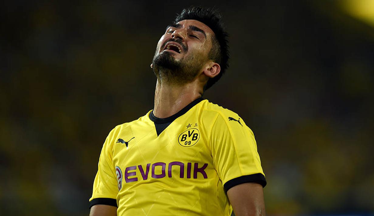 5. Ilkay Guendogan - Hanya 3,85 juta poundsterling yang dibutuhkan untuk mendatangkan dirinya pada musim 2011/2012. Harga yang sangat murah untuk sebuah pemain dengan skill yang luar biasa. (AFP/Patrik Stollarz) 