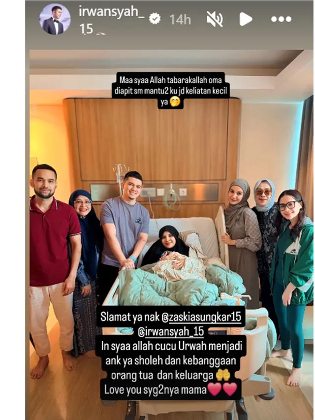 6 Potret Zaskia Sungkar Melahirkan Anak Kedua, Nagita Slavina Langsung Menjenguk