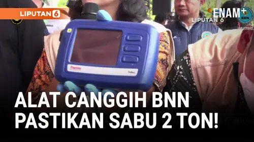  BNN Uji Langsung Sabu 2 Ton dengan Alat Canggih di Hadapan Publik