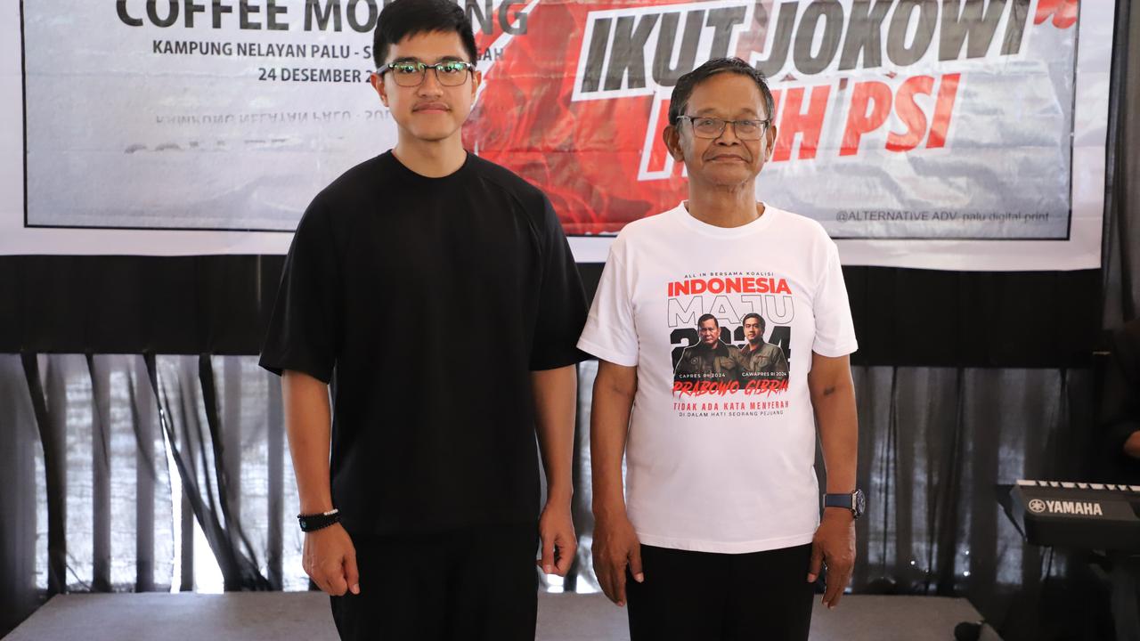 Ketua Umum (Ketum) Partai Solidaritas Indonesia (PSI) Kaesang Pangarep menemui Gubernur Sulawesi Tengah, Rusdy Mastura.