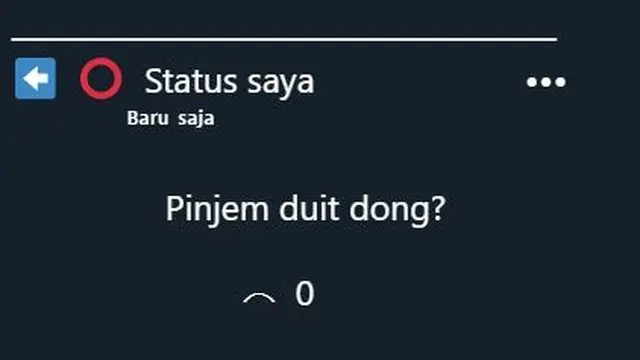 6 Status WhatsApp Pinjam Uang Ini Bikin Senyum Tipis