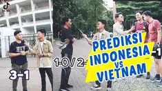 TikTok Bola.com, prediksi masyarakat jelang laga Kualifikasi Piala Dunia 2026 antara Timnas Indonesia Vs Vietnam