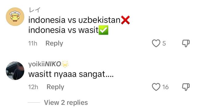 Komentar Kesal Warganet Indonesia Terhadap Pertandingan Indonesia vs Uzbekistan