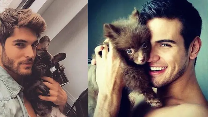 photo: copyright Instagram/hotdudeswithdogs