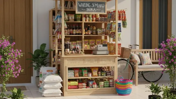Warung di Teras Rumah