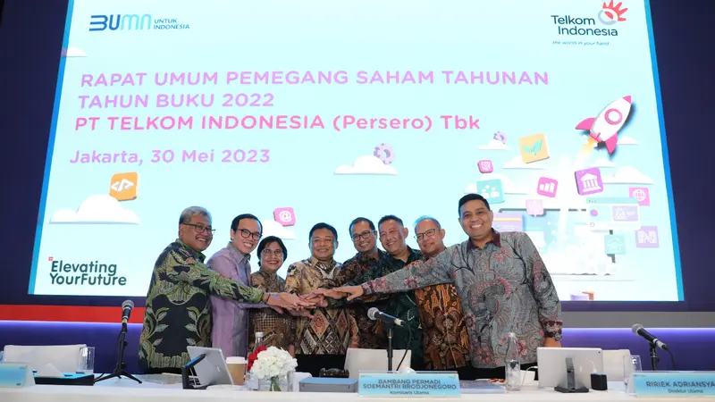 RUPST Telkom Tahun Buku 2022 Setujui FMC hingga Bagikan Deviden Rp16,6 Triliun