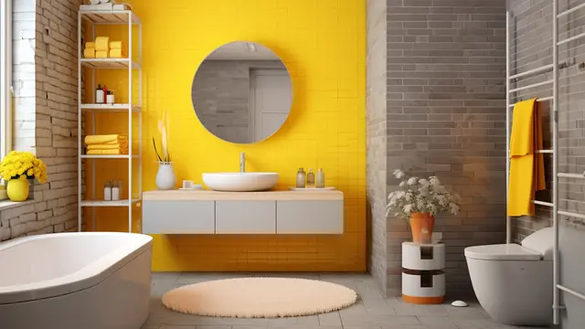 Tren Toilet dan Kamar Mandi Berwarna Kembali Populer dalam Desain Interior