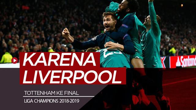 Berita video Tottenham Hotspur secara dramatis ke final Liga Champions 2018-2019 karena ada pengaruh Liverpool juga menurut kiper Hugo Lloris.