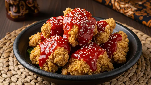 Resep Ayam Goreng Saus Pedas Manis