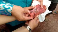 Viral paru sapi bertuliskan nama lengkap sohibul qurban atau orang yang berkurban. (Istimewa)
