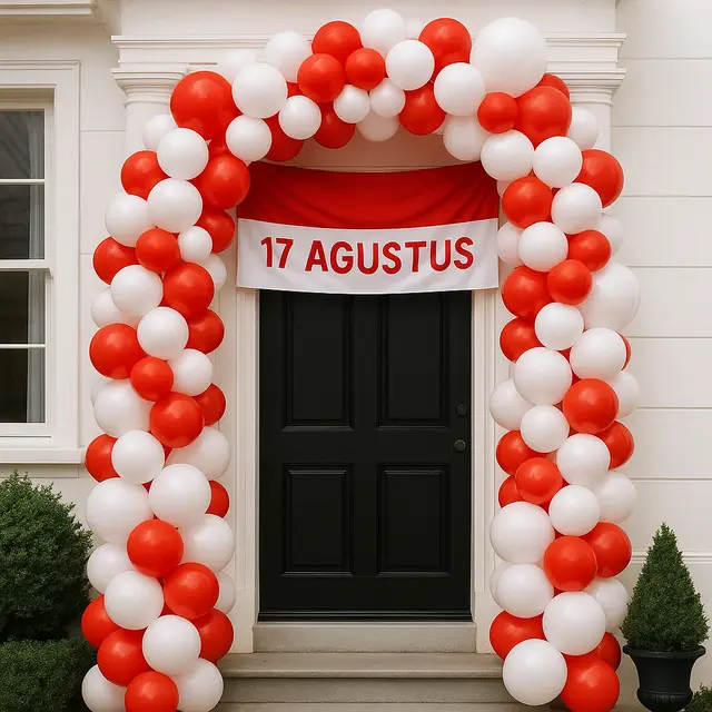 Contoh Dekorasi Depan Rumah untuk 17 Agustus 2025 yang Murah dan Bagus