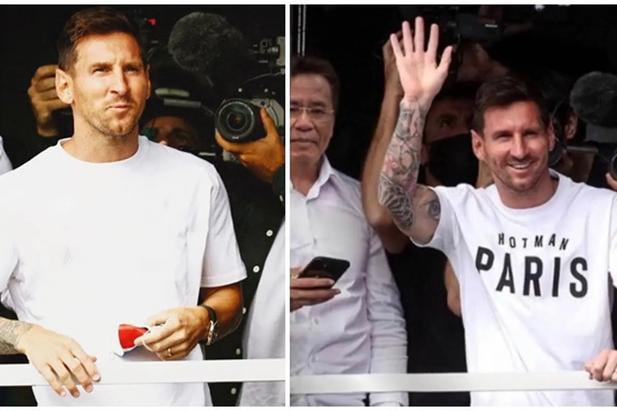 6 Editan Kaos Lionel Messi Usai Gabung PSG Ini Bikin Senyum-senyum