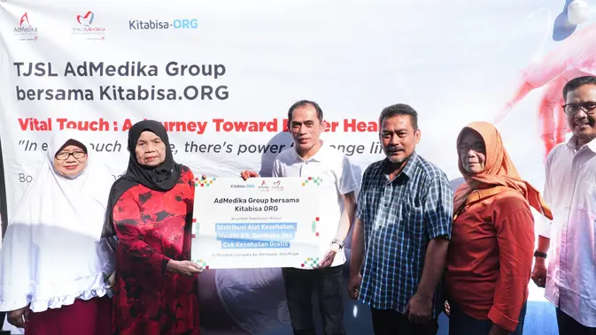 AdMedika dan Kitabisa.ORG Hadirkan MCU Gratis bagi Warga Kampung Rambutan Bogor