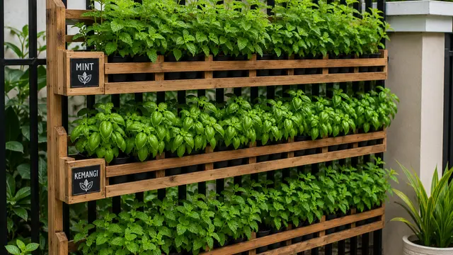 Kebun Daun Mint dan Kemangi di Pagar Rumah: ChatGPT