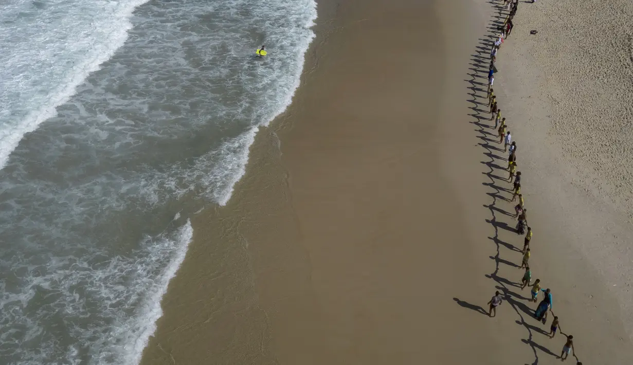 Hari Laut Sedunia dirayakan setiap tahun pada tanggal 8 Juni. (AP Photo/Bruna Prado)