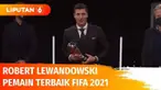 Kalahkan Lionel Messi dan Mohamed Salah, Robert Lewandowski raih 48 poin dan jadi pemain terbaik FIFA 2021. Sementara Cristiano Ronaldo mendapat Special Award berkat memecahkan rekor gol di internasional.