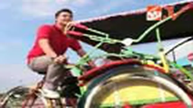 Becak, Transportasi Favorit di Jakabaring