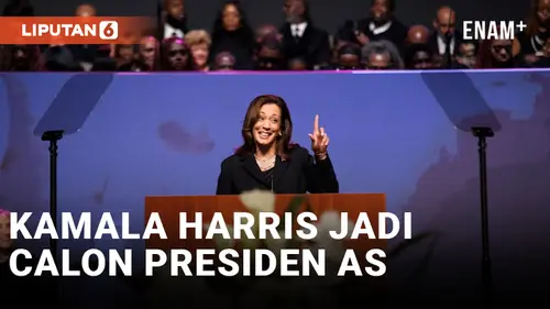 VIDEO: Kamala Harris Resmi Jadi Calon Presiden dari Partai Demokrat