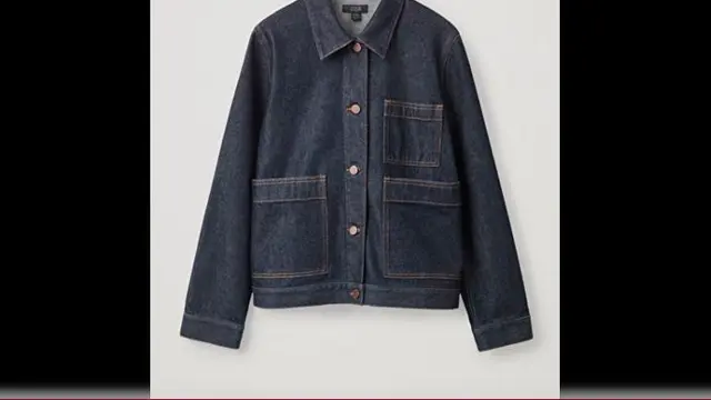 Boxy Denim Jacket Cos