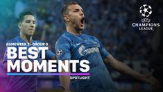 Berita video momen-momen menarik yang hadir pada matchday 2 di Grup G Liga Champions 2019-2020.