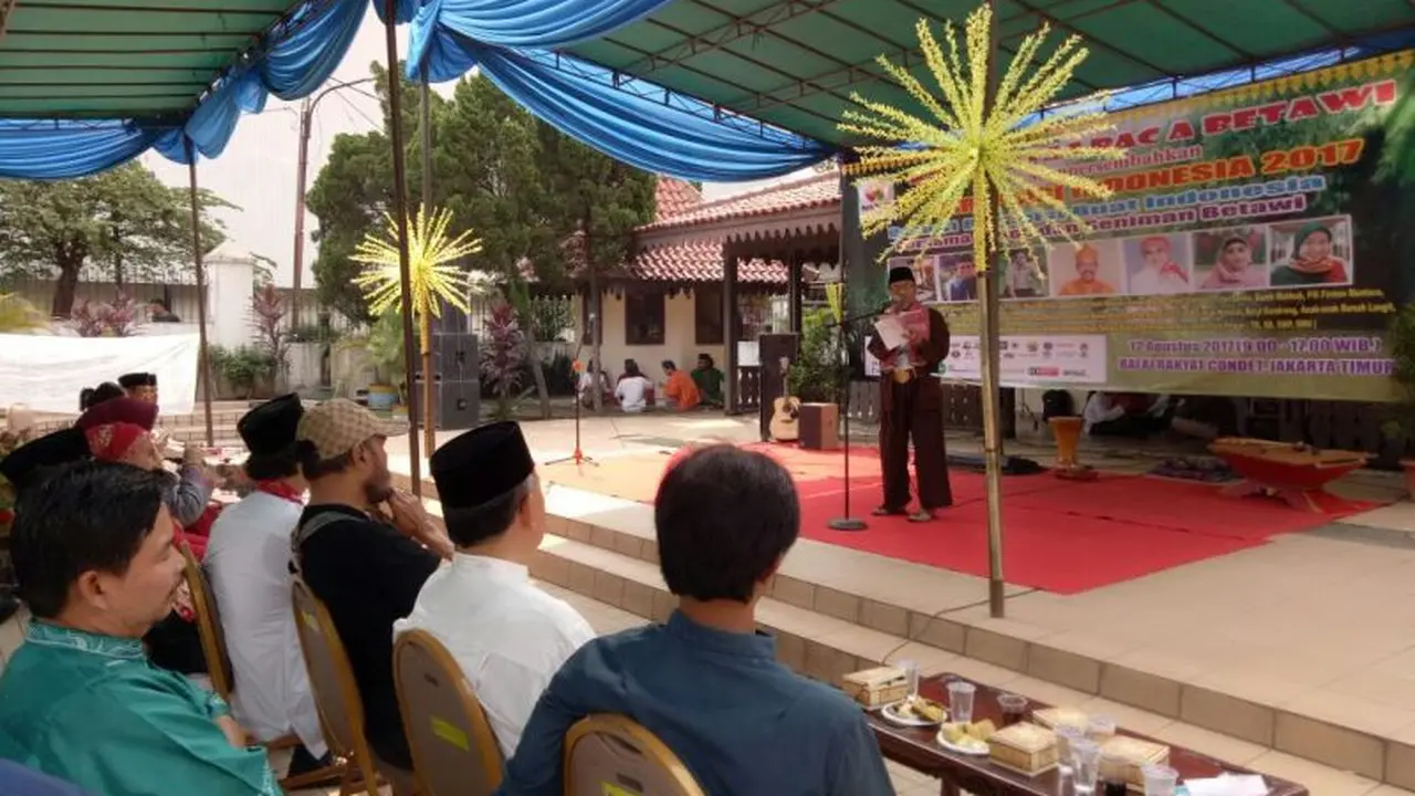 Dorong Minat Baca Warga, Komunitas Baca Betawi Gelar Hari Puisi