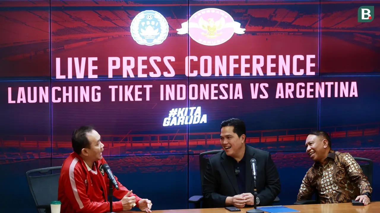 Press Conference Launching Tiket Timnas Indonesia vs Argentina