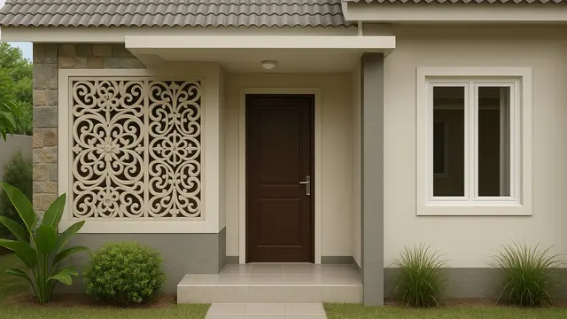 7 Model Teras Rumah Subsidi Tipe 36 dengan Roster Dekoratif, Sentuhan Simpel yang Bikin Rumah Lebih Estetik
