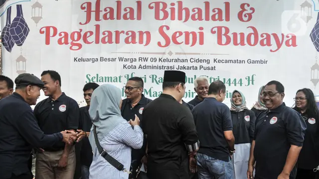 Kemeriahan Halalbihalal dan Pentas Seni Budaya di Asrama Polisi Cideng Barat