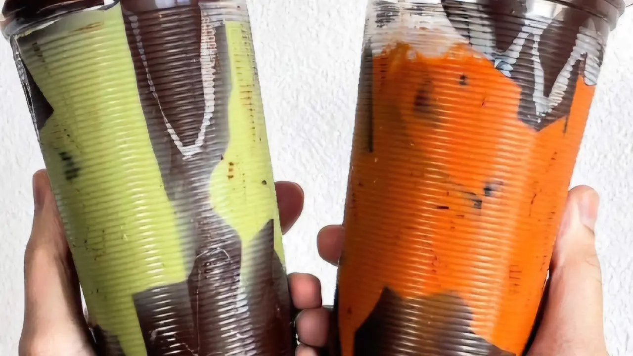 Ilustrasi chocolate drink