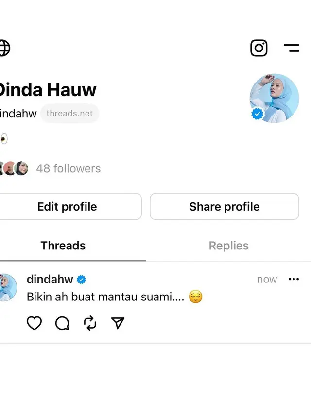 6 Unggahan Pertama Artis di Threads Ini Kocak, Ada Dinda Hauw dan Rey Mbayang