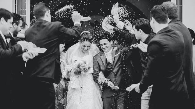 Ilustrasi pernikahan, pengantin