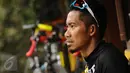 M Fadli Imammudin saat beristirahat di sela-sela latihan di kawasan Puncak, Bogor, Kamis (23/2). M. Fadli bertekad untuk berprestasi di ajang balap sepeda dan ajang pertamanya adalah Kejuaraan Asia Paracycling 2017. (Liputan6.com/Helmi Fithriansyah)
