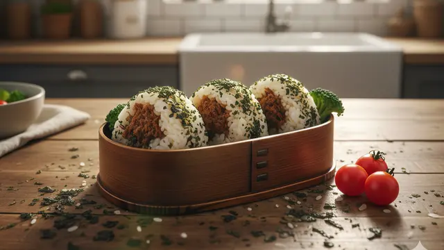 Resep Nasi Kepal untuk Bekal Anti Hancur. AI
