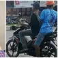 Potret Modifikasi Stang Motor Bikin Tepuk Jidat. (Sumber: Instagram/kementrian_humor_indonesia/pembawa_ketololan)