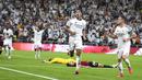 Berkat hasil ini, Real Madrid pun berhak melaju ke partai final Piala Super Spanyol untuk menghadapi sang seteru abadi, Barcelona. Duel ini rencananya bakal digelar pada Senin (13/1/2025) dini hari WIB mendatang. (AP Photo/Altaf Qadri)