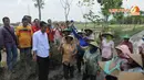 Dalam kesempatan itu Jokowi mencoba berdialog dengan petani (Liputan6.com/Herman Zakharia) 