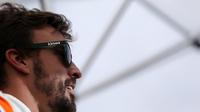 Pebalap McLaren, Fernando Alonso, bakal absen di F1 GP Monako karena akan tampil di ajang Indianapolis (Indy) 500 di Amerika Serikat. (Crash)