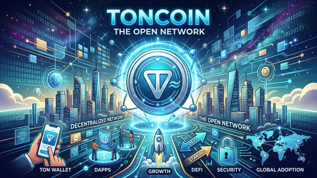 Ilustrasi Toncoin. (Gambar by AI)