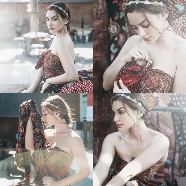 6 Pesona Nora Alexandra Berbalut Kain Batik Ini Jadi Sorotan