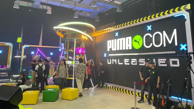 Pemeran Puma merayakan Puma.com hadir di Indonesia, credit: Pribadi