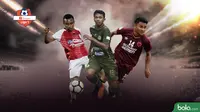 3 Pemain Alumni Timnas Indonesia U-18 di Shopee Liga 1 2019. (Bola.com/Faris Kholid)