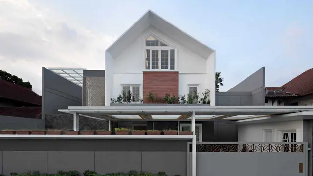 Desain Rumah Skandinavian Serba Putih yang Manis dan Elegan