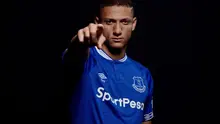 Pemain asal Brasil, Richarlison, resmi berseragam Everton. (Twitter Everton)