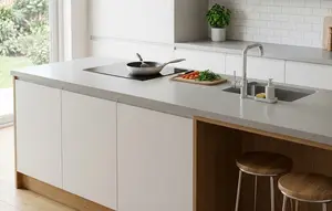 7 Inspirasi Meja Dapur Minimalis yang Mudah Dibersihkan, Pilihan Materialnya Jadi Kunci