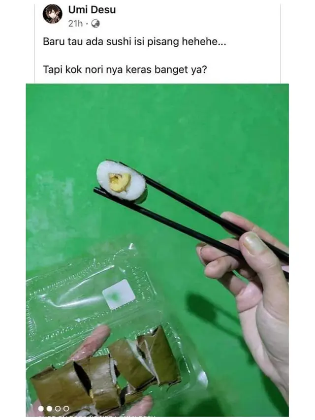 6 Potret Sushi ala Indonesia Ini Nyeleneh Banget, Sajiannya Bikin Tepuk Jidat