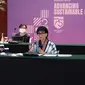 Menlu Retno Marsudi dalam acara press briefing dengan awak media pada Jumat 7 Agustus 2020. (Dok: Kemlu RI)